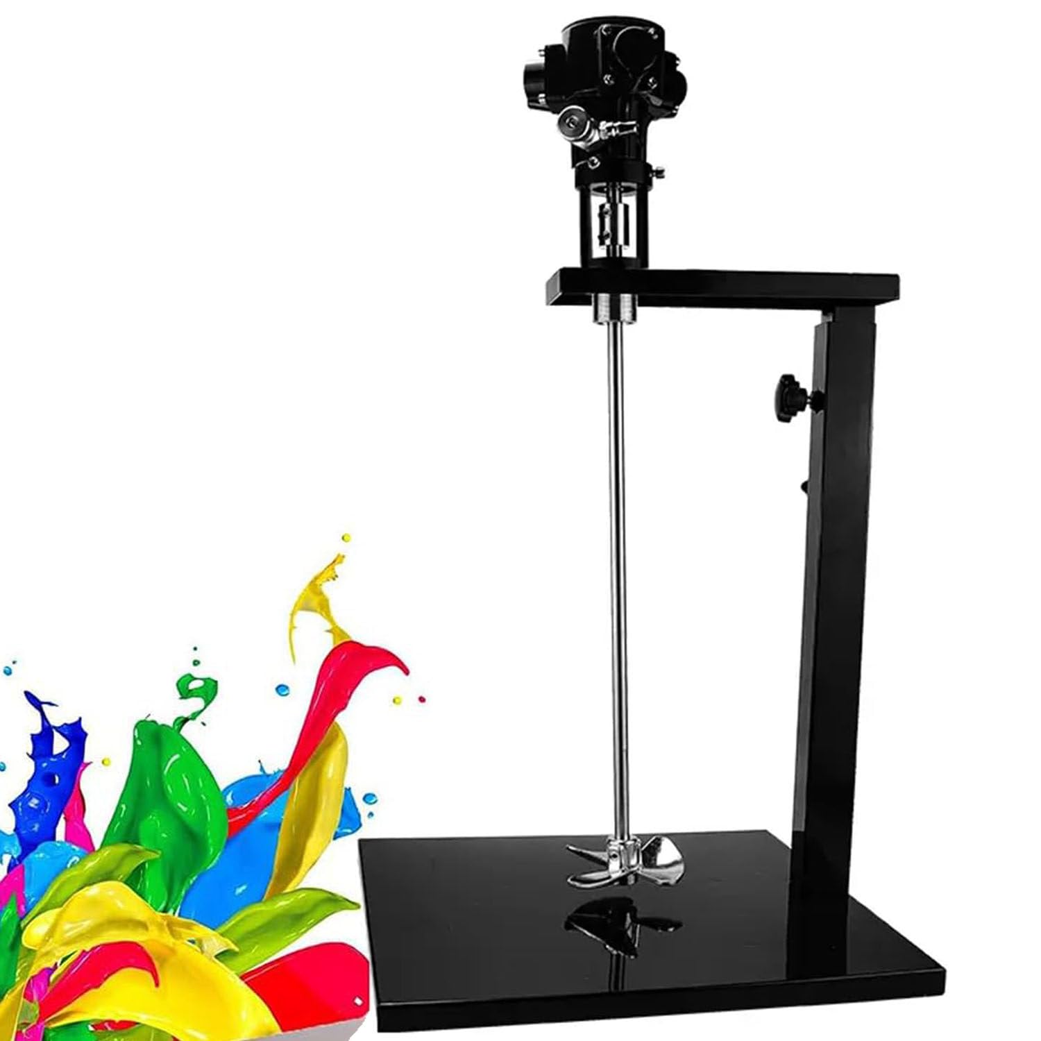 Mélangeur pneumatique 5Gal avec agitateur de peinture et table verticale en acier inoxydable