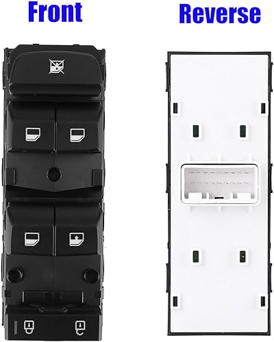 Miniatura 4 de Interruptor de elevalunas eléctrico delantero izquierdo del lado del conductor 93571-M6100 compatible con Kia Forte 2019 2020 2021, botón de