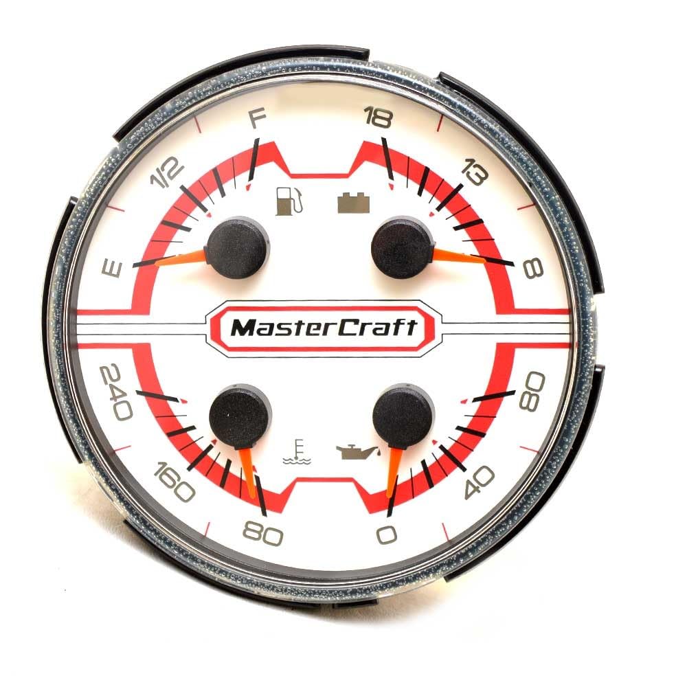 MasterCraft Boat Multifunction Gauge 5008129 | Medallion 4 1/8 Inch