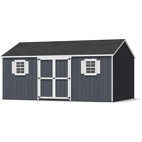 12x18 Value Workshop Shed with Operable Windows, Outdoor Wood Storage Do-It-Yourself Precut Kit