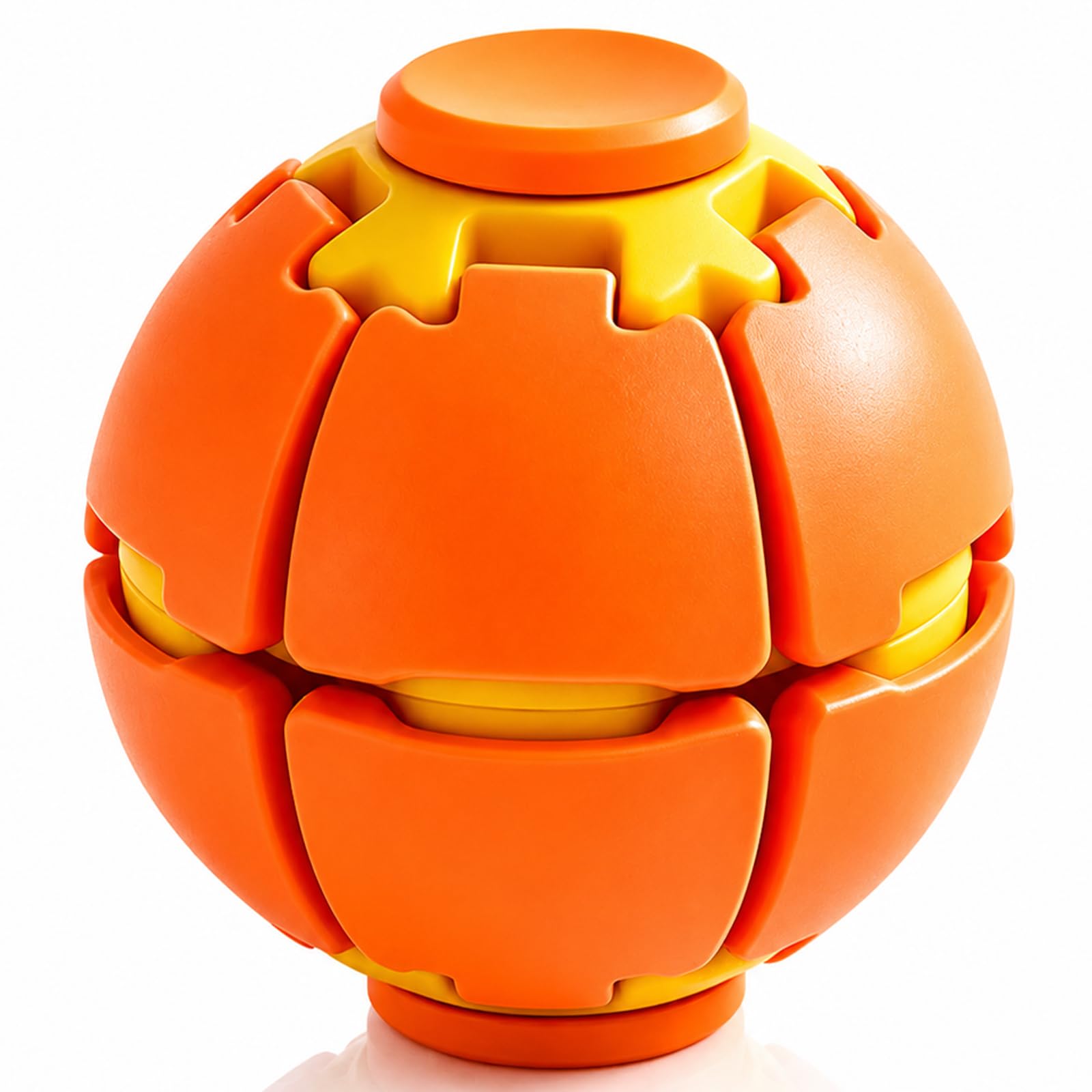 Fidget Ball Spinner, 3D Printed Stress Relief with Press ,Spin Function — image 1