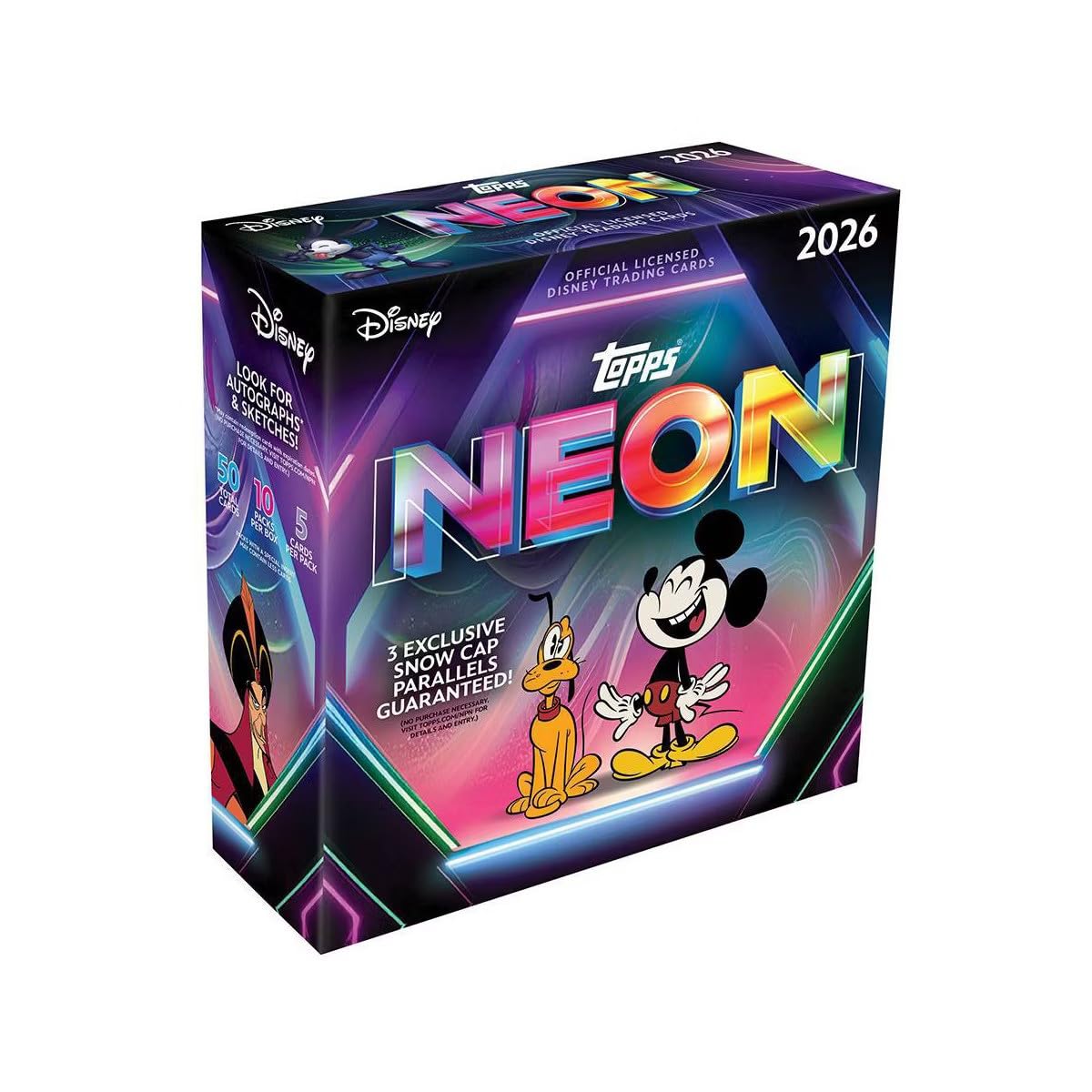 その他 Topps NEON Disney Trading Cards 2026 BOX Amazon.com: 2026 Topps Disney Neon Mega Box (10 Packs, 50 Cards