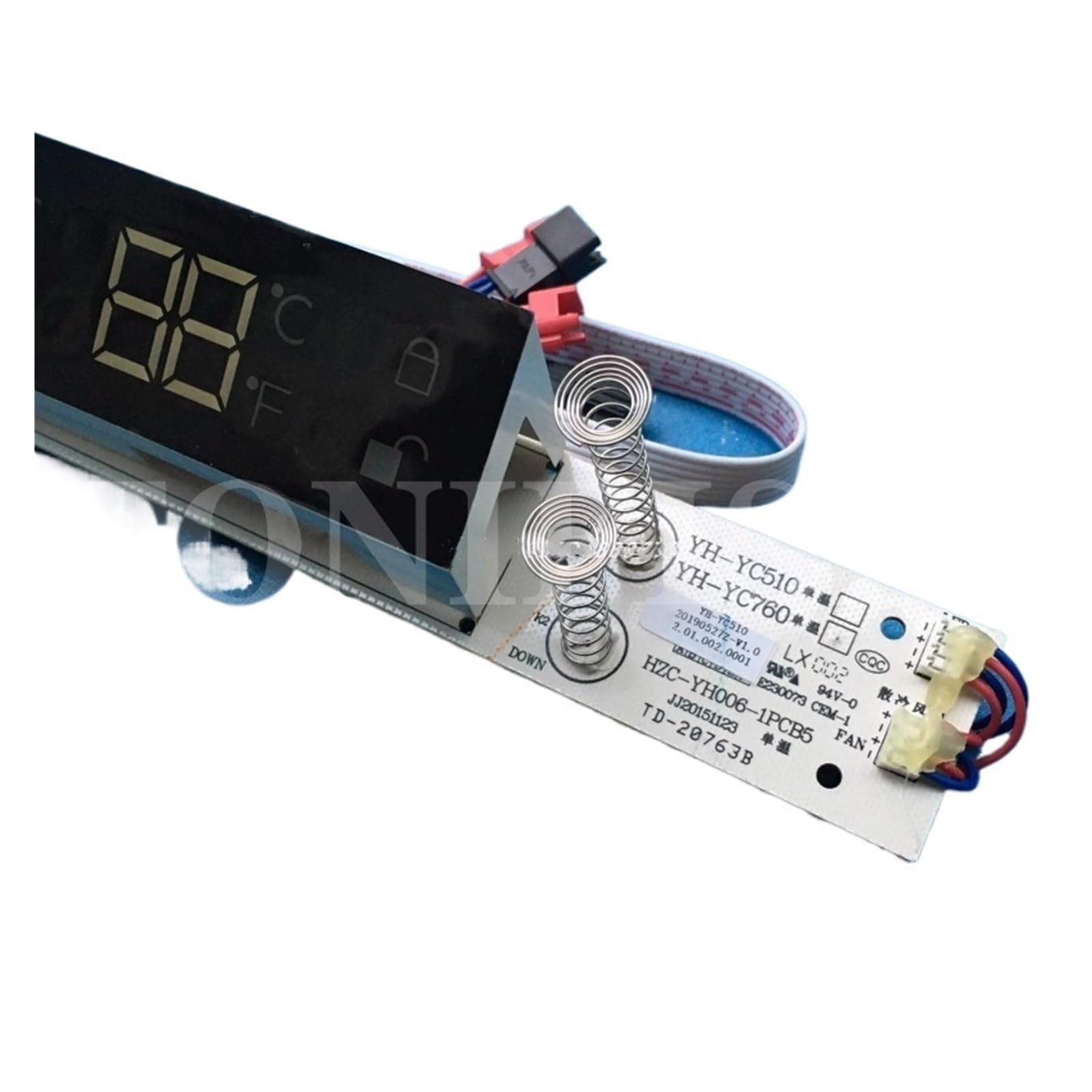Placa de Control for vinoteca y Circuito de 100-240 V - Repuesto YH-YC510 for vinotecas y Puros | Placa Base de Fuente de alimentación HKS-YH005PCB7(Power Board,220V)