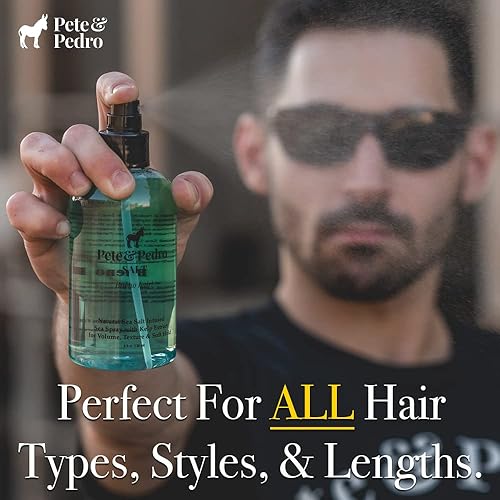 Miniatura 7 de Pete & Pedro Spray de sal marina natural para el cabello añade volumen, textura, grosor y sujeción ligera