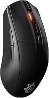SteelSeries Rival 3 Wireless Gaming Mouse: 400+ Hour Battery, 18K CPI TrueMove Air Sensor, Dual 2.4GHz/Bluetooth, Black