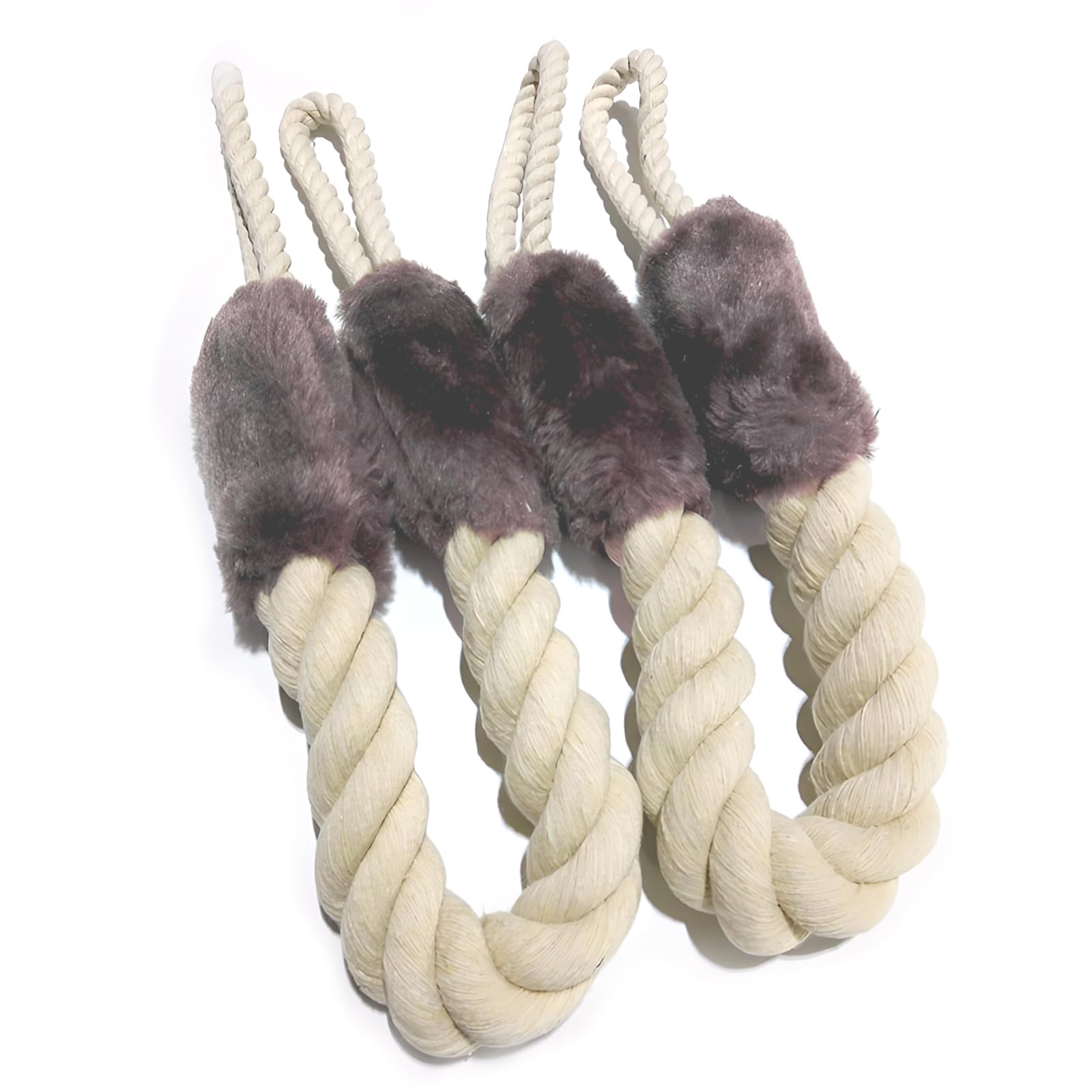 Türkordel Klemmschutz Baumwolle Türstopper Klinke Griff Seil Baumwolle Türkordel Klemmschutz für Türen Haustiere 2 Stück