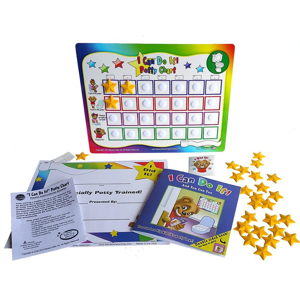 Updated Kenson Kids “I Can Do It!” Potty Chart Toilet Training System!