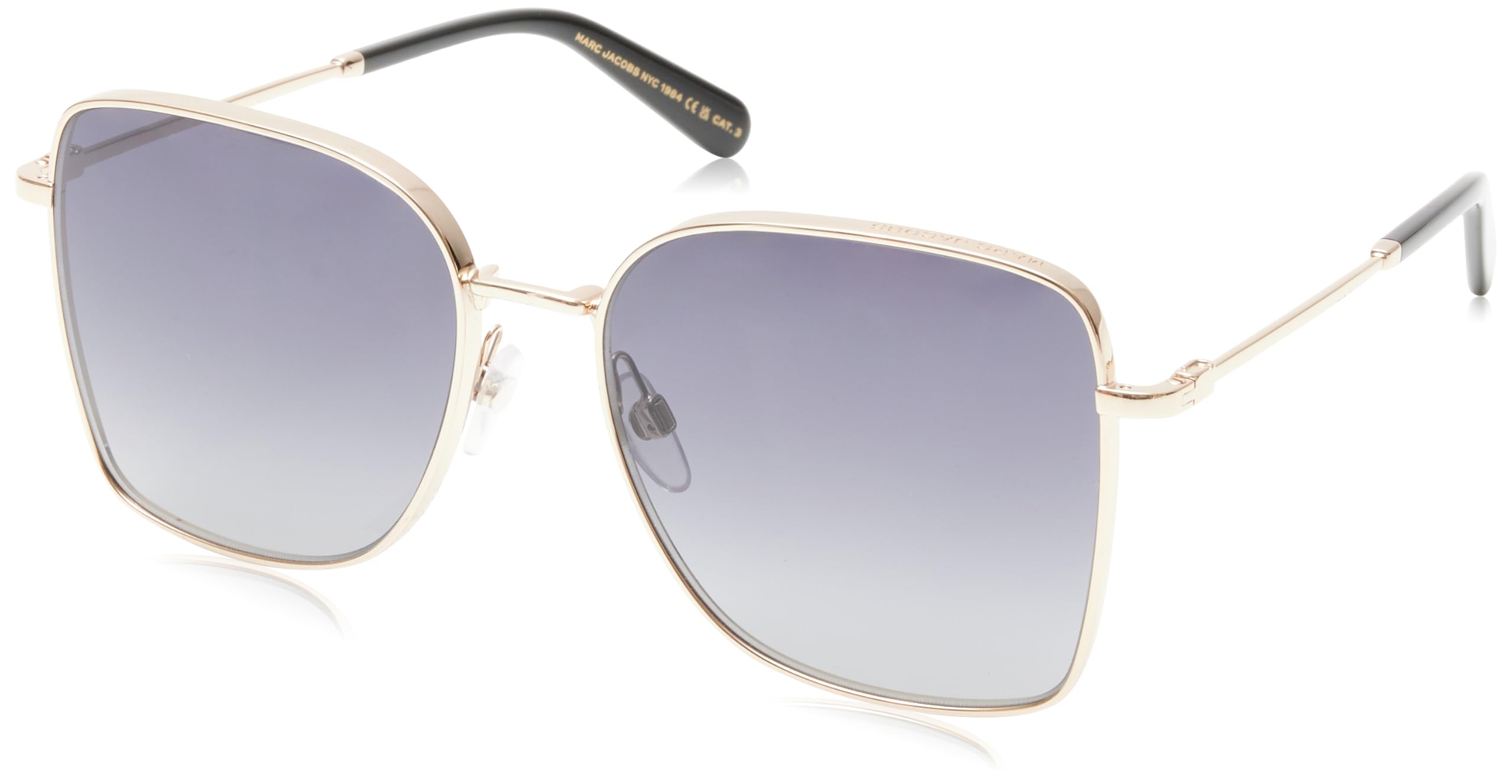 Marc Jacobs Sunglasses Black Square Gold