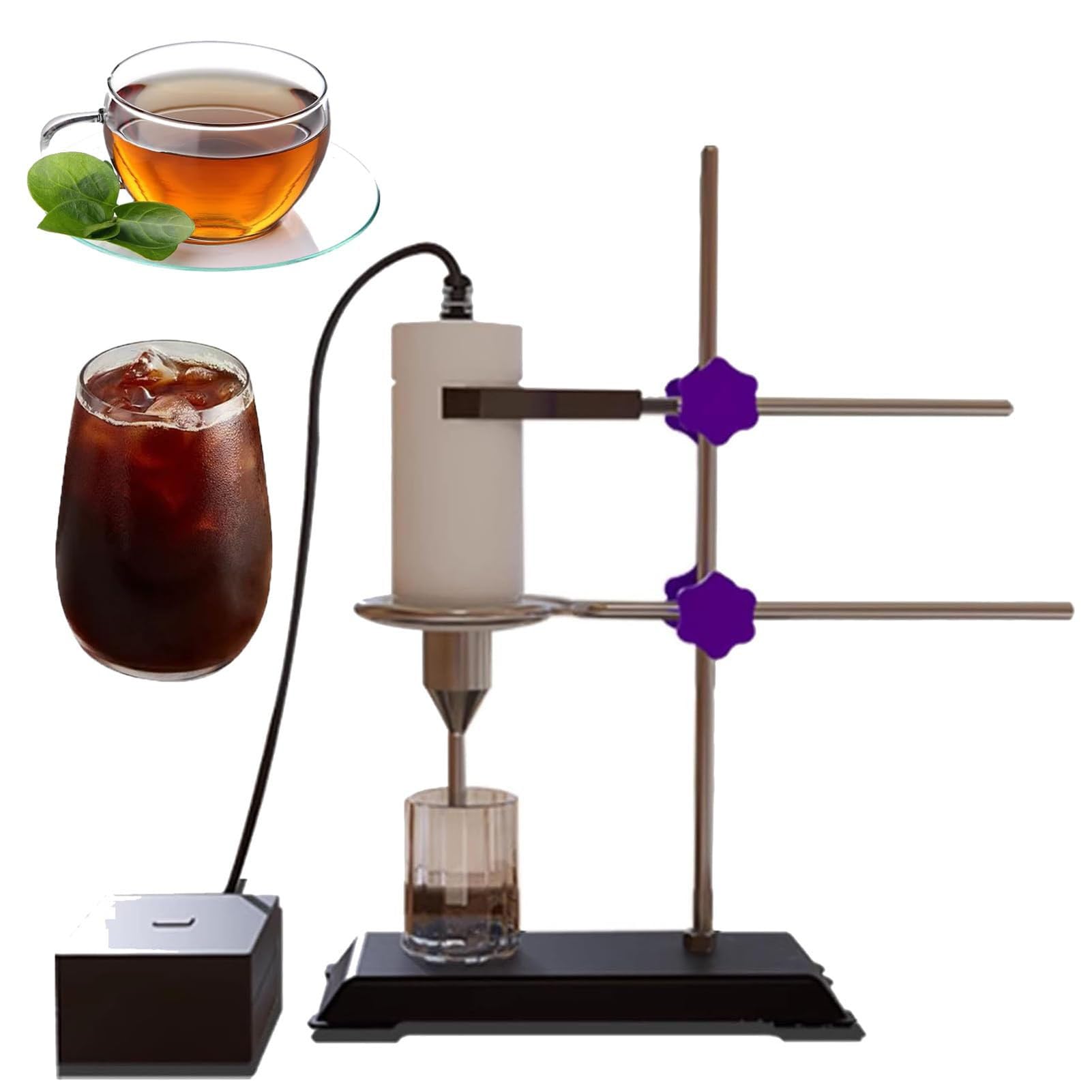 Lab Kleiner Ultraschall-Homogenisator, Sonicator-Prozessor-Zellen-Disruptor-Mixer, Zelldisruptor-Mixer mit Halterung Für Laborzwecke, Arbeitsfrequenz 40 kHz