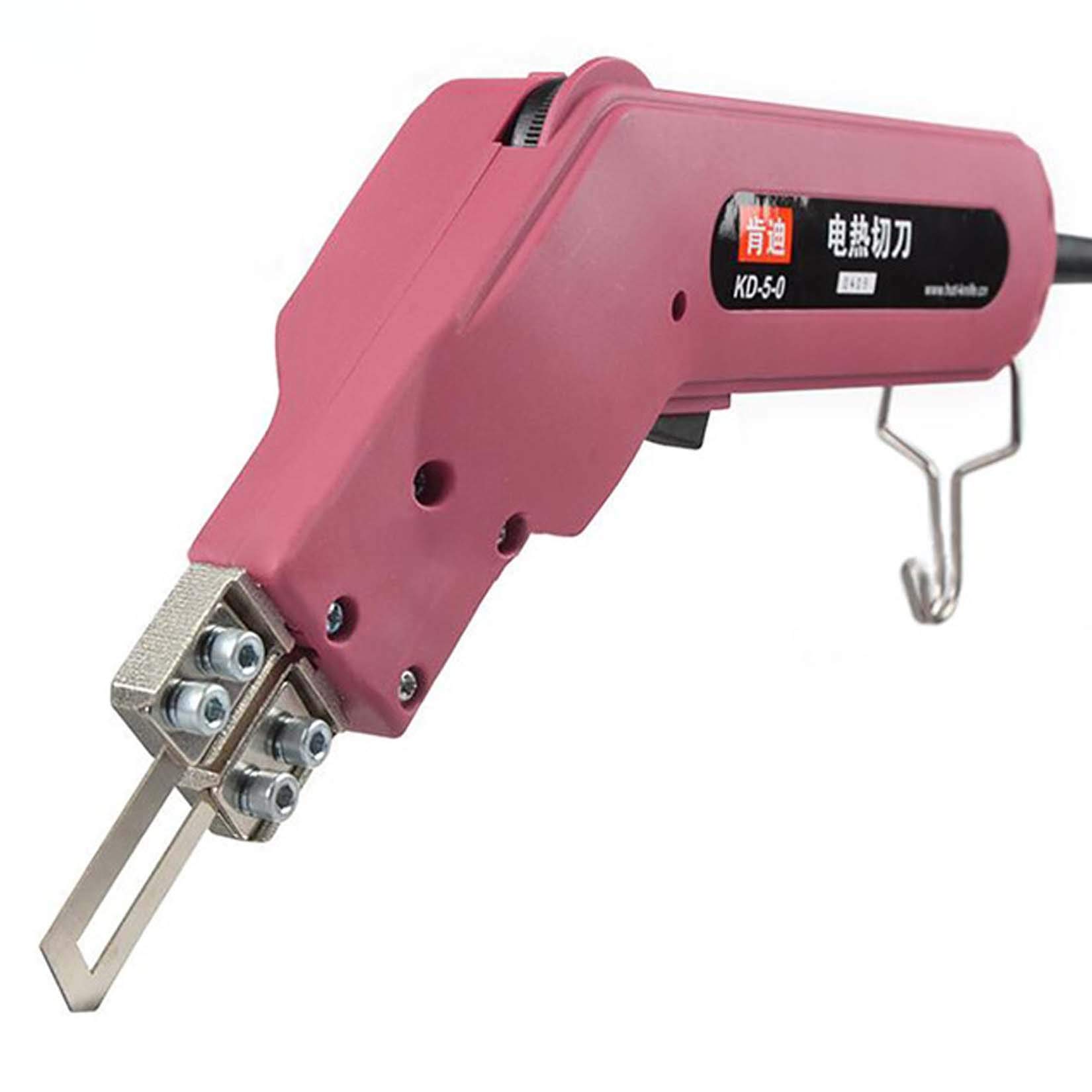 Toplionace KD-5-0 Cuchillo de Corte en Caliente Eléctrico de 100W, Cortador de Cuchillo de Mano con Esponja para Pancartas, Herramientas para Cortar Tela, Cuerda de Goma, Plástico, Acrílico