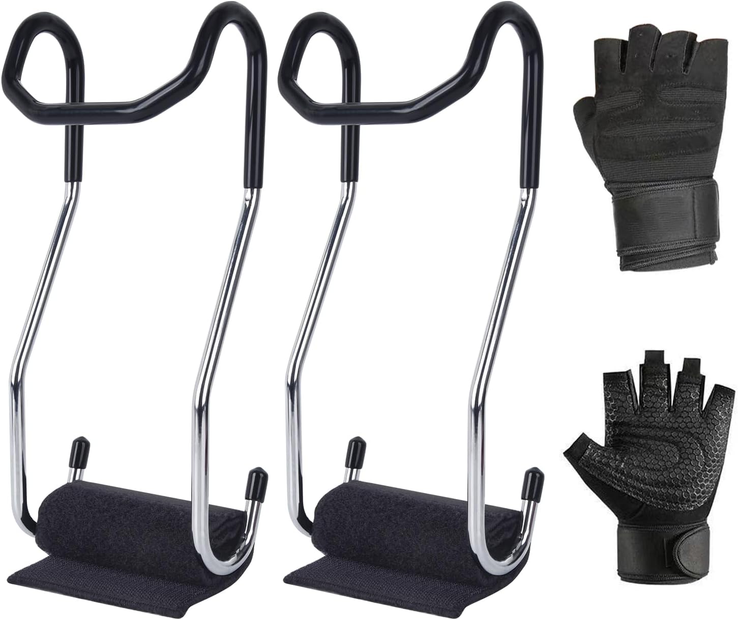 2 Ganci Per Manubri - Dumbbell Hooks Da 102kg - Per Bilanciere E Panca - Sollevamento Pesi Sicuro - Foto 4