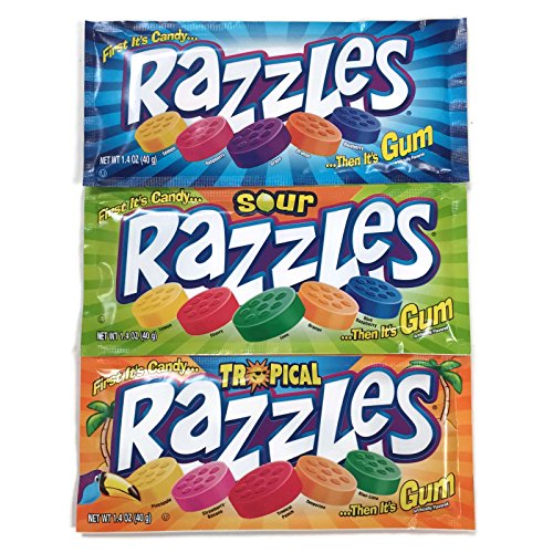 Caramelos chicle Razzles, pack de 12 x 40 g miniatura 3