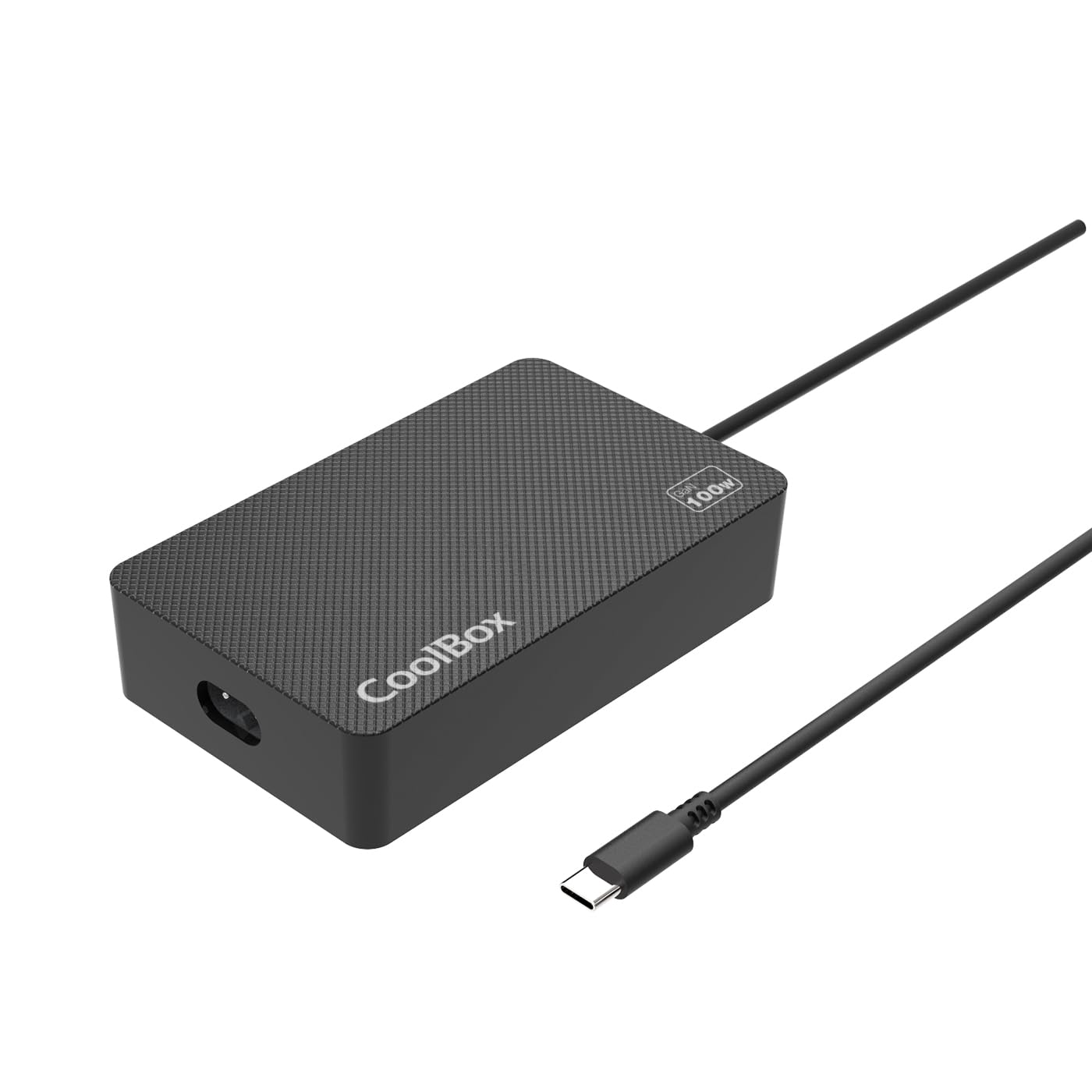 CoolBox Uniwersalna przenośna ładowarka USB C 100 W, technologia GAN, szybkie ładowanie PowerDelivery PD3.0, kompatybilna z laptopem, ultrabook, smartfonem, tabletem, słuchawkami, Power Bank