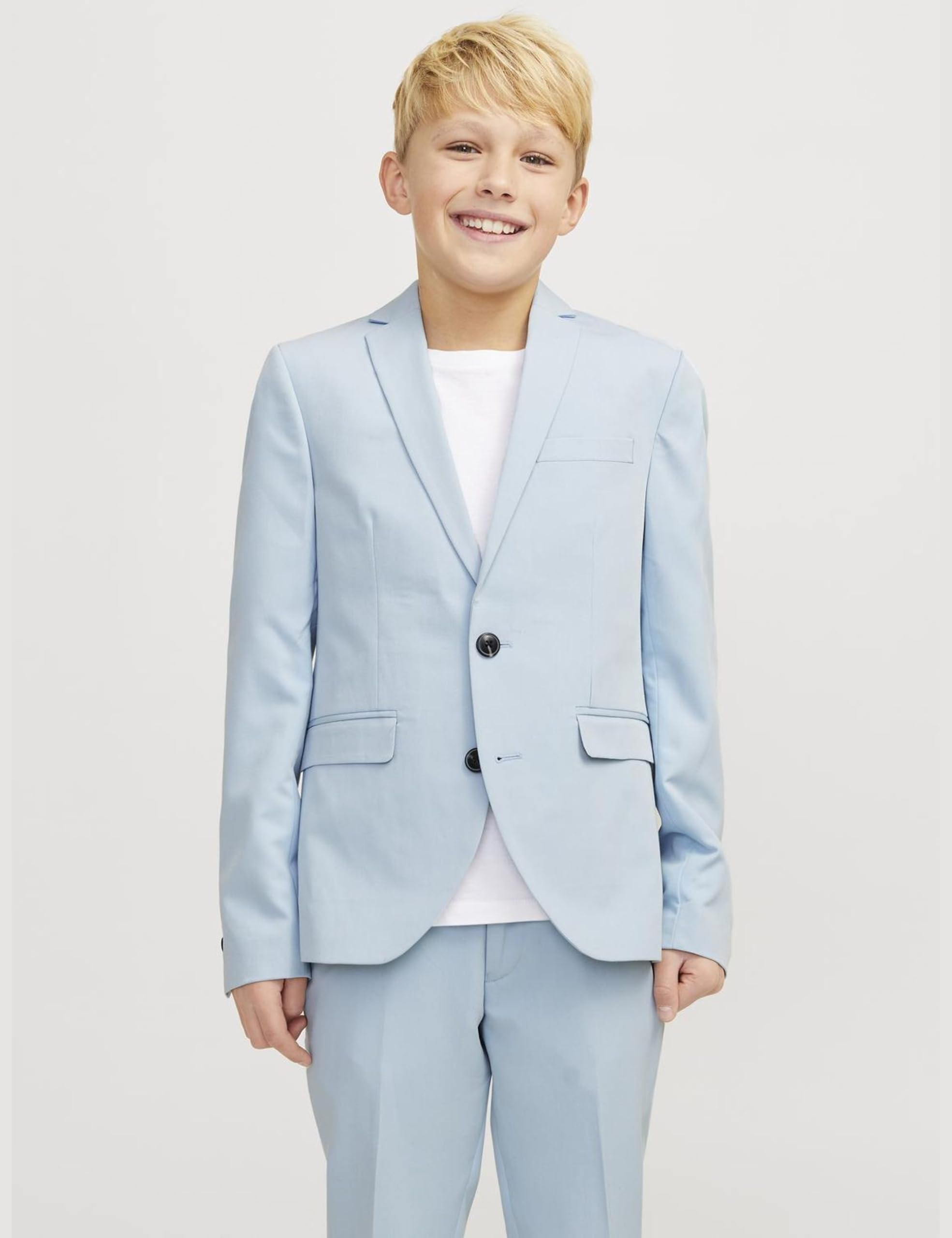 JACK&JONES JUNIOR Jprsolar Blazer Noos JNR Veste de Costume Garçon (Lot de 1)