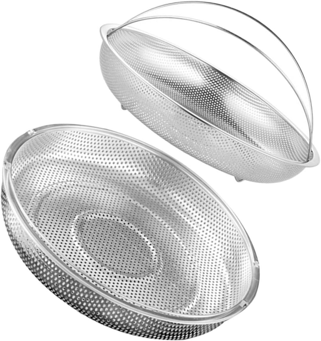 SHOWERORO 2pcs Steamed Rice Basket Kitchen Accessory