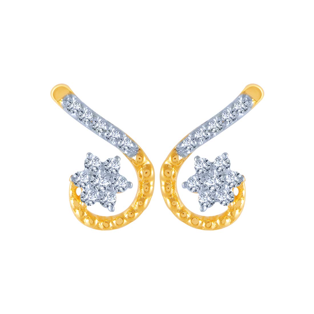 Gold and Diamond Stud Earrings for Women-image-31