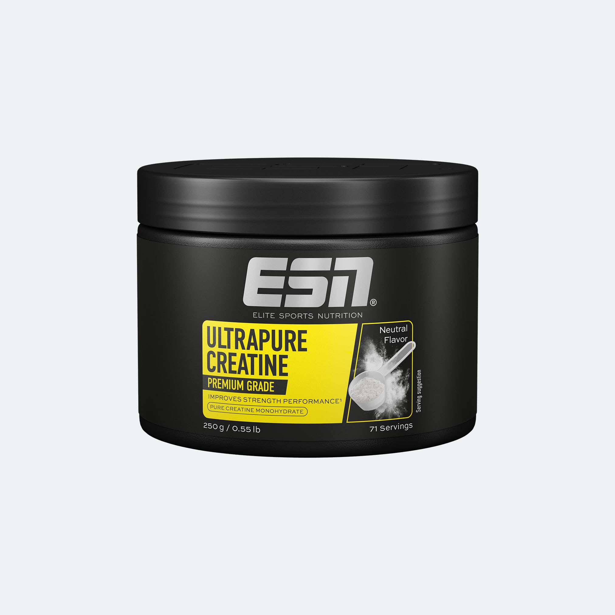 ESN Ultrapure Creatine Monohydrate, Neutral, 250 g, 71 Servings
