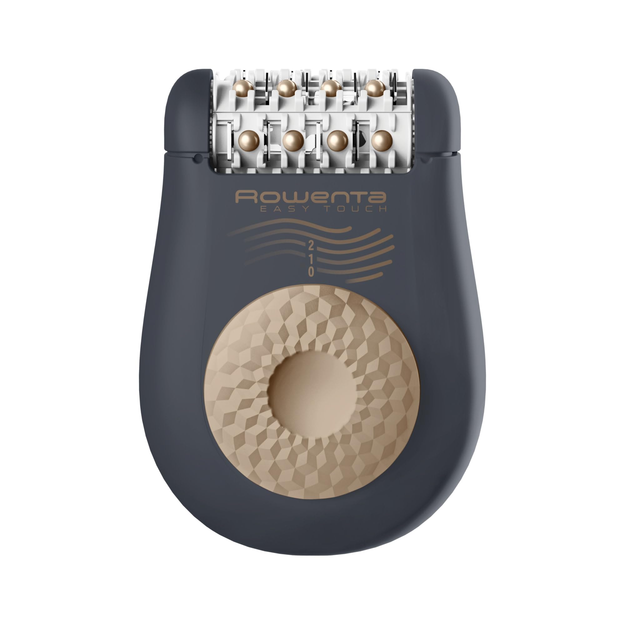 Rowenta Easy Touch, Epilatore ad Alta Precisione con 24 Pinzette, in Acciaio Inox, 2 Velocità, Massaggiante ed Ergonomico, EP1119F0