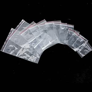 500 Sachets Zip Transparents - 5 Tailles Pour Stockage Alimentaire, Bijoux, Composants