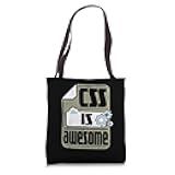 CSS Is Awesome Funny Web Developer Coding Programmer Code Tote Bag