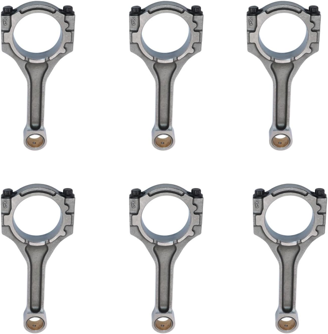 GXARTS 6PCS Engine Connecting Rod Compatible With Sorento 3.3L 2011-2019 Compatible With Sedona 3.3.L 2011-2019 Compatible With Cadenza 3.3L 2014-2019 23510-3L100 235103L100 235103CFA0 235103CFA1