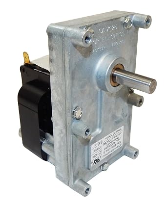 1 RPM Pellet Stove Auger Gear Motor, 115V Fits Whitfield Quest, Merkle-Korff, Earth Stove and Many Others