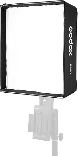 Miniatura 4 de Godox Caja de luz rectangular FS50 con rejilla para paneles de luz flexibles Godox FH50BI FH50R