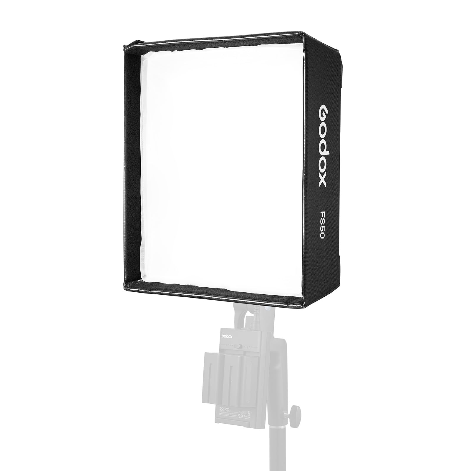 Godox FS50 Caja de luz rectangular con rejilla para paneles de luz flexibles Godox FH50BI FH50R