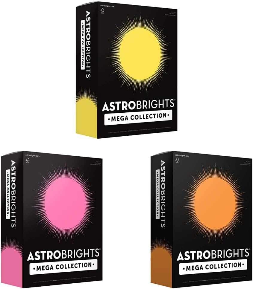 Astrobrights Colored Paper - Neon Pink