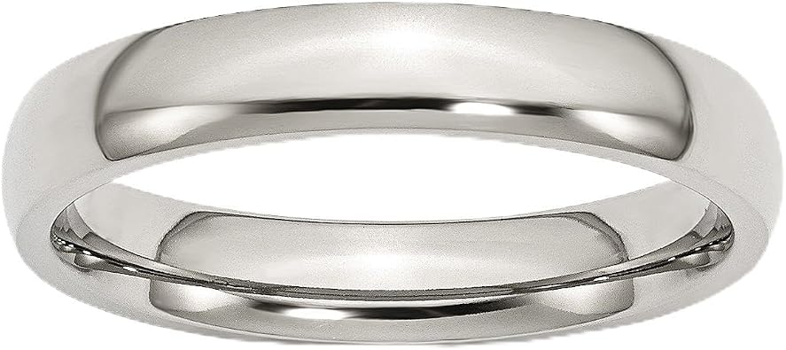 Stainless Steel 4mm Polished Band