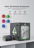 Vista 2 de Creality Caja de impresora 3D con ventilación y LED Ligtht 20.47 "x 23.62" × 28.35" Cubierta de impresora 3D ignífuga Ender 3 V3 SE/Ender 3 V3/Ender