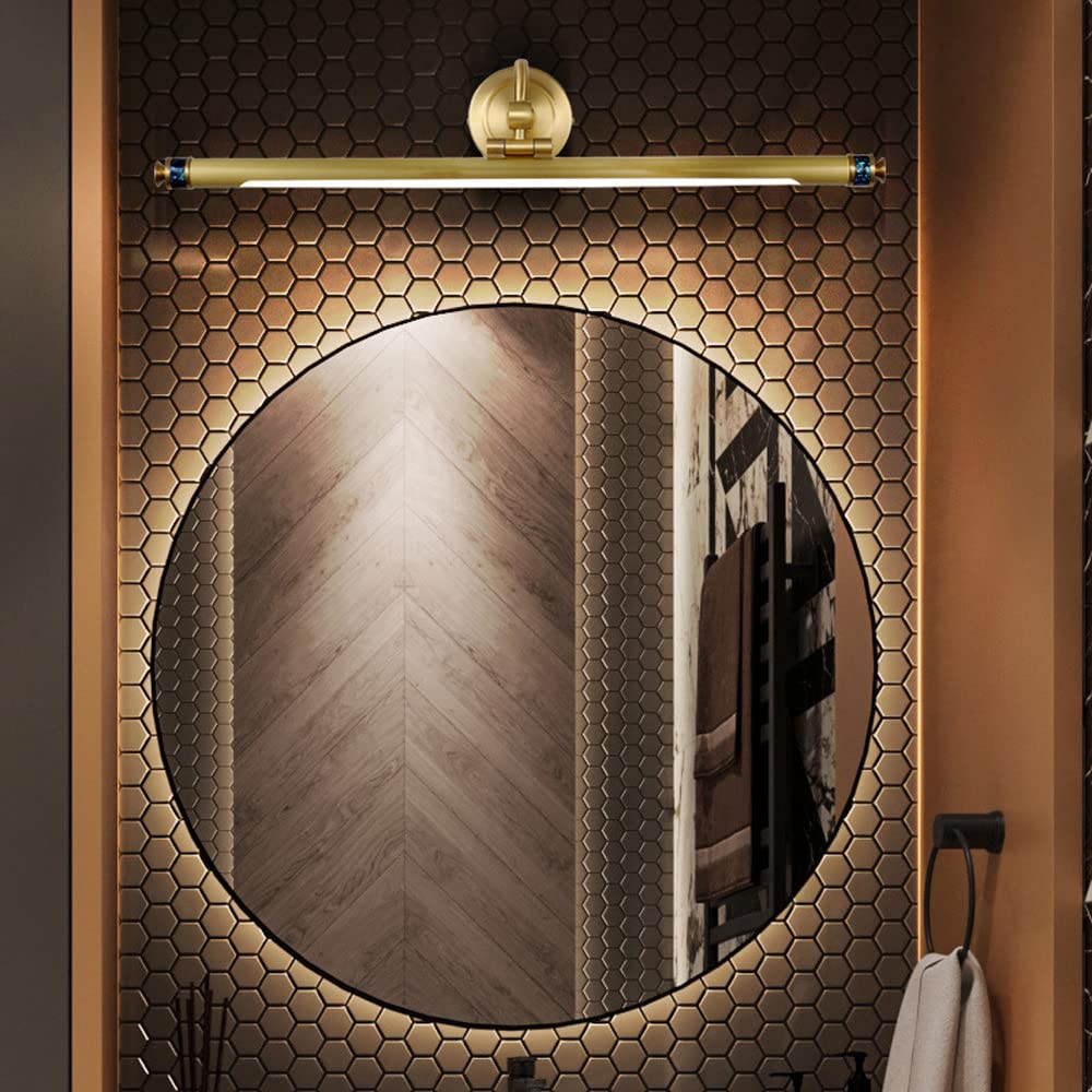 TYKHGFS Lámpara Frontal de Espejo LED Moderna, lámpara Lineal para baño, lámparas de Espejo de tocador de Tira Larga Ajustables para gabinete con Espejo, vestidor, iluminación de Imagen y exhibición