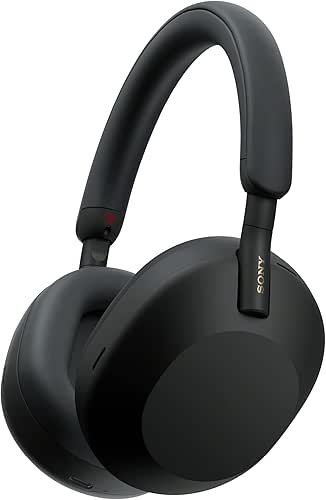 Sony WH-1000XM5 Premium Noise Canceling Headphones, Auto NC Optimizer, 30-Hour