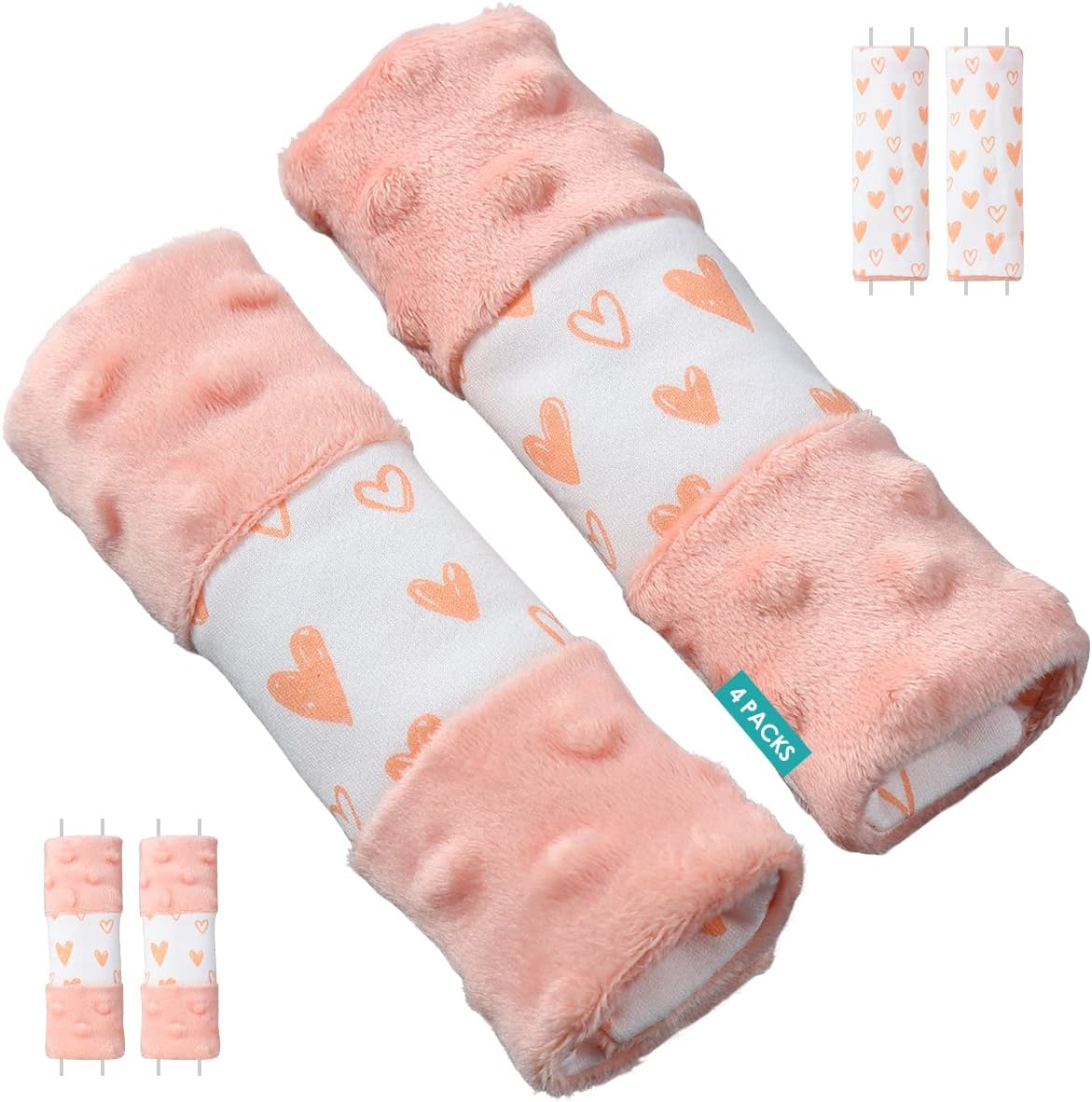 Baby stroller strap covers