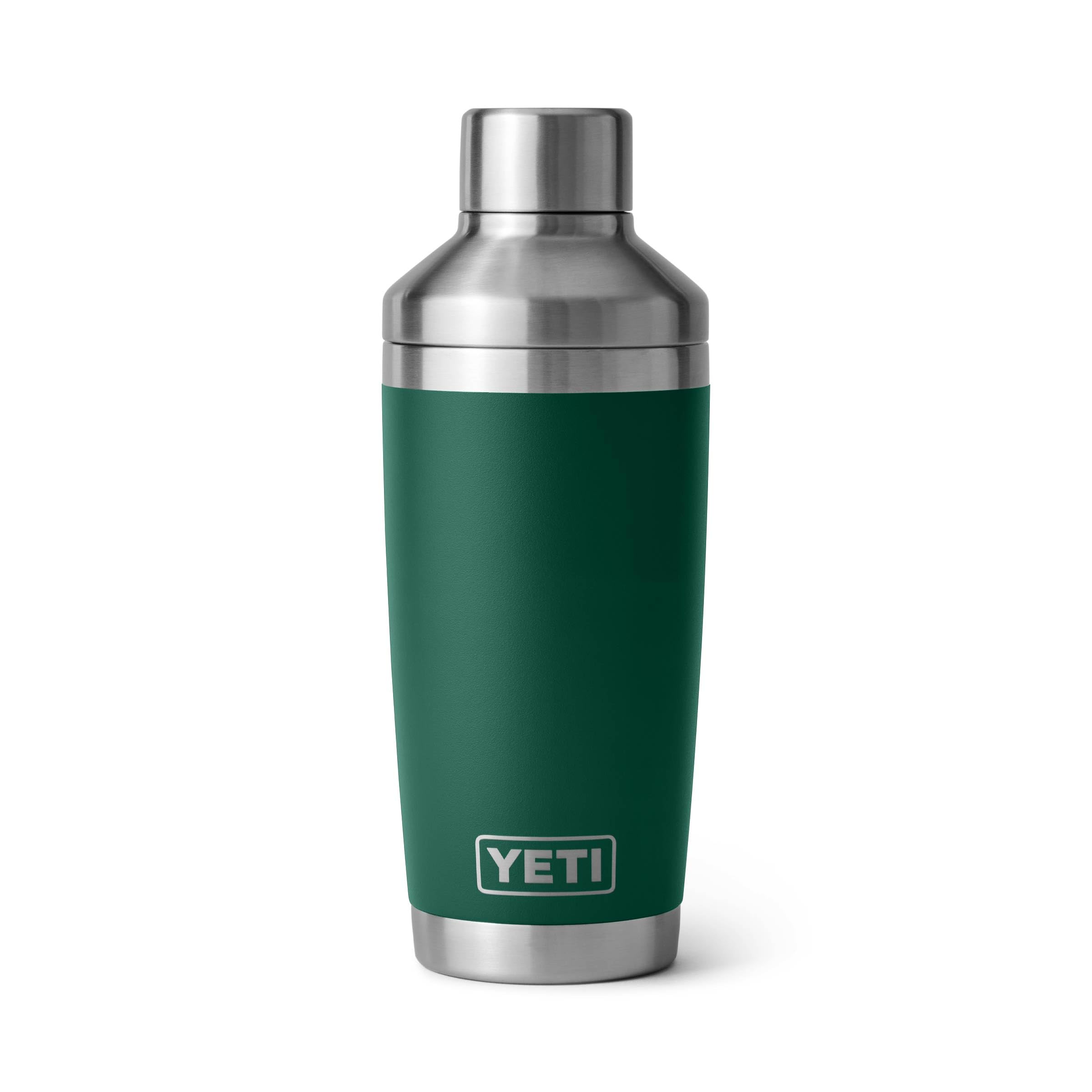 YETI Rambler 20 oz Cocktail Shaker, Stainless Steel, Vacuum Insulated, Black Forest Green