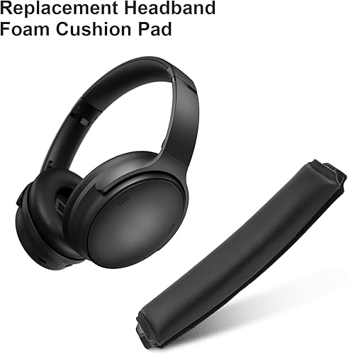 Miniatura 7 de Almohadilla de repuesto de piel de proteína QC35 compatible con Bose QuietComfort 35II Gaming, QC35 II, QC35, QC25, almohadillas de repuesto para