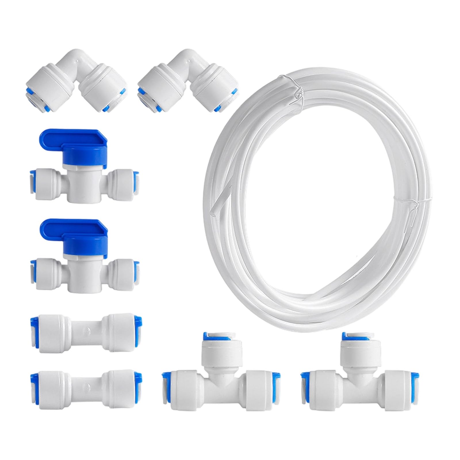 Water Purification Fittings Assembly Refrigerator Water Pipe Universals Connection Set for Plumbing Systems Enduring Universals Supply Line Hose Kits