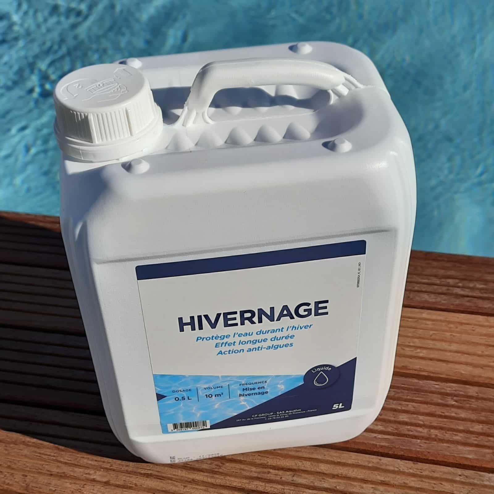 Produit Hivernage Piscine - Anti Algues - Anti Dépôts - Bidon 5 litres - Gamme Access