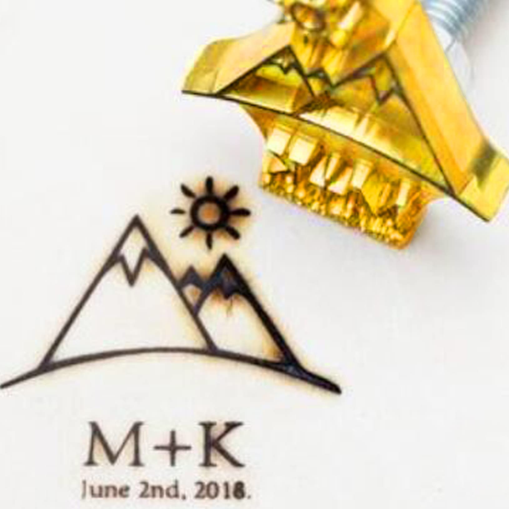 Custom Branding Iron for Wood Logo,Wood Branding Iron/Wedding Gift,Handcrafted by Design for Holiday Gifts (1.5