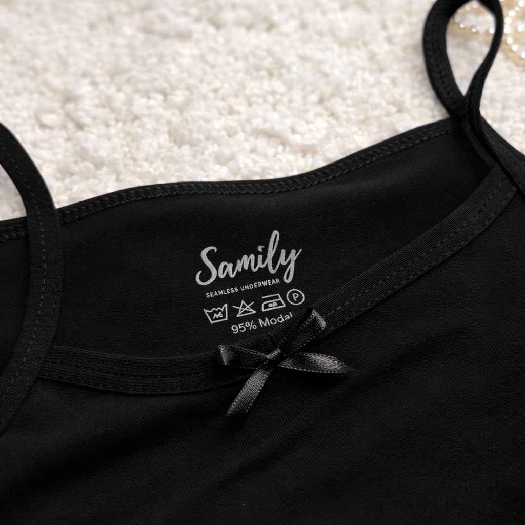 SAMILY Spaghettiträger Mädchen Baumwolle 5er Pack Unterhemden Bequeme Unterwäsche