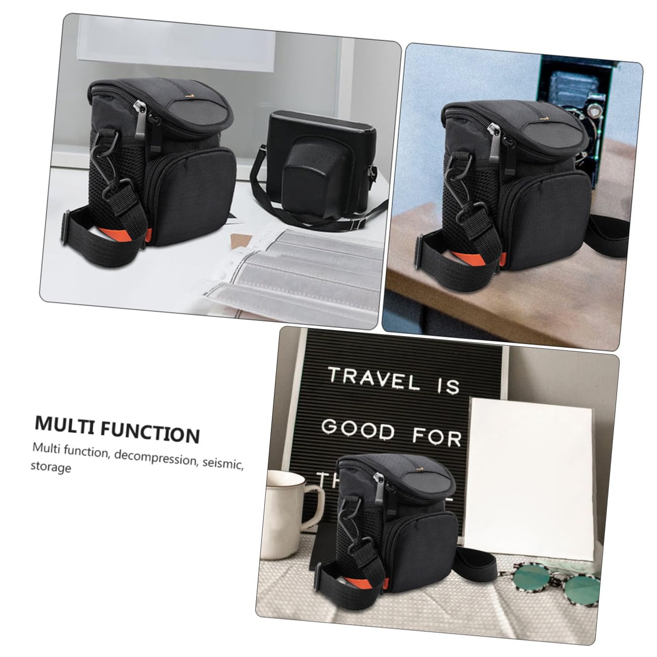 Mikikit 2 Pcs Sacchetto Della Macchina Fotografica Sacchetto Di Immagazzinaggio Di Viaggio Sacchetto Di Immagazzinaggio Della Macchina Fotografica Didital Piccolo Sacchetto Della Macchina