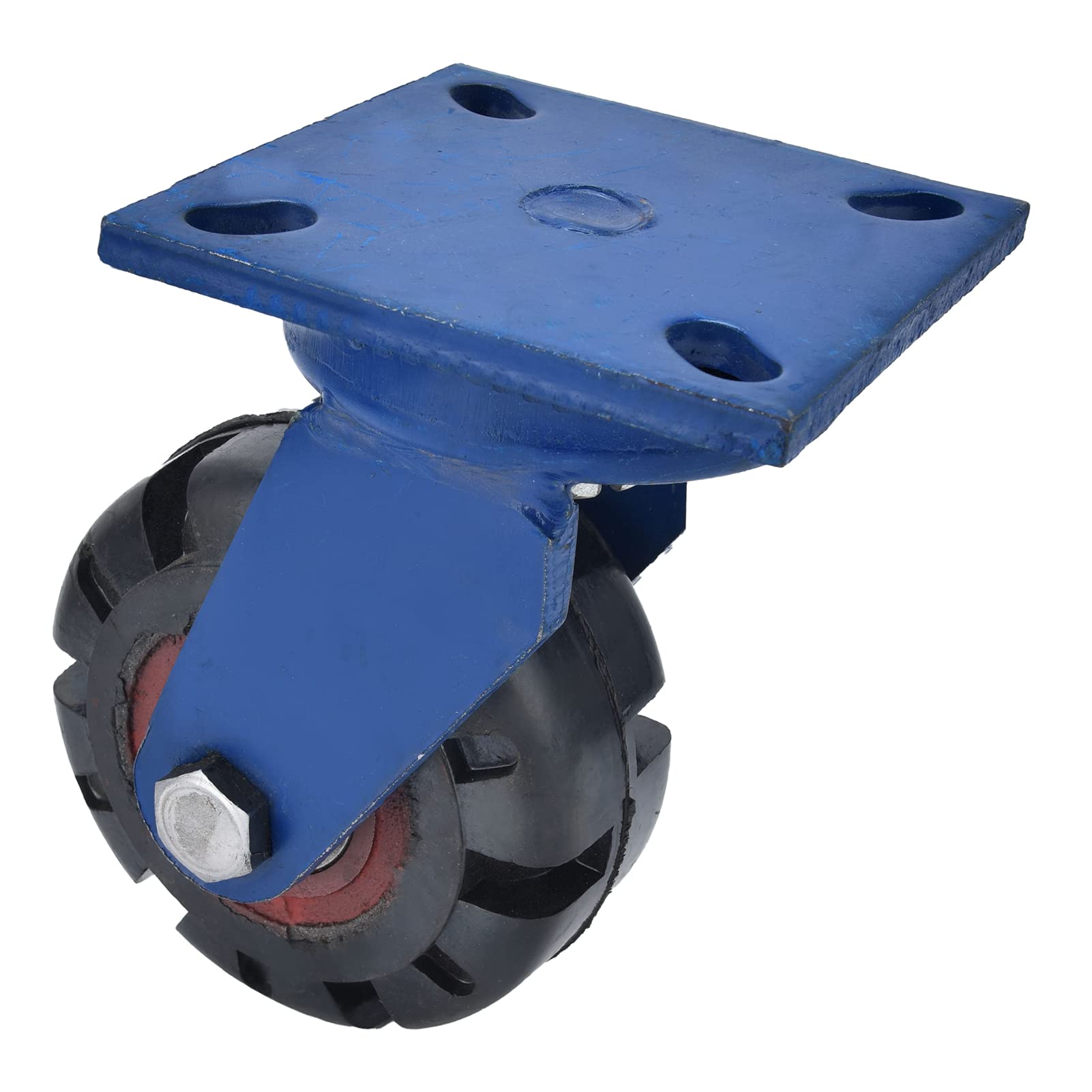Hochleistungs-Lenkräder für Trolley und Werkzeugwagen, 360 Grad, Universal-Gummi, 1984 Lb Tragfähigkeit, 145 Mm Durchmesser