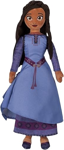 Disney Store - Muñeca de peluche oficial Asha de Wish, juguete suave detallado de 17 pulgadas, regalo coleccionable perfecto para fanáticos y niños,