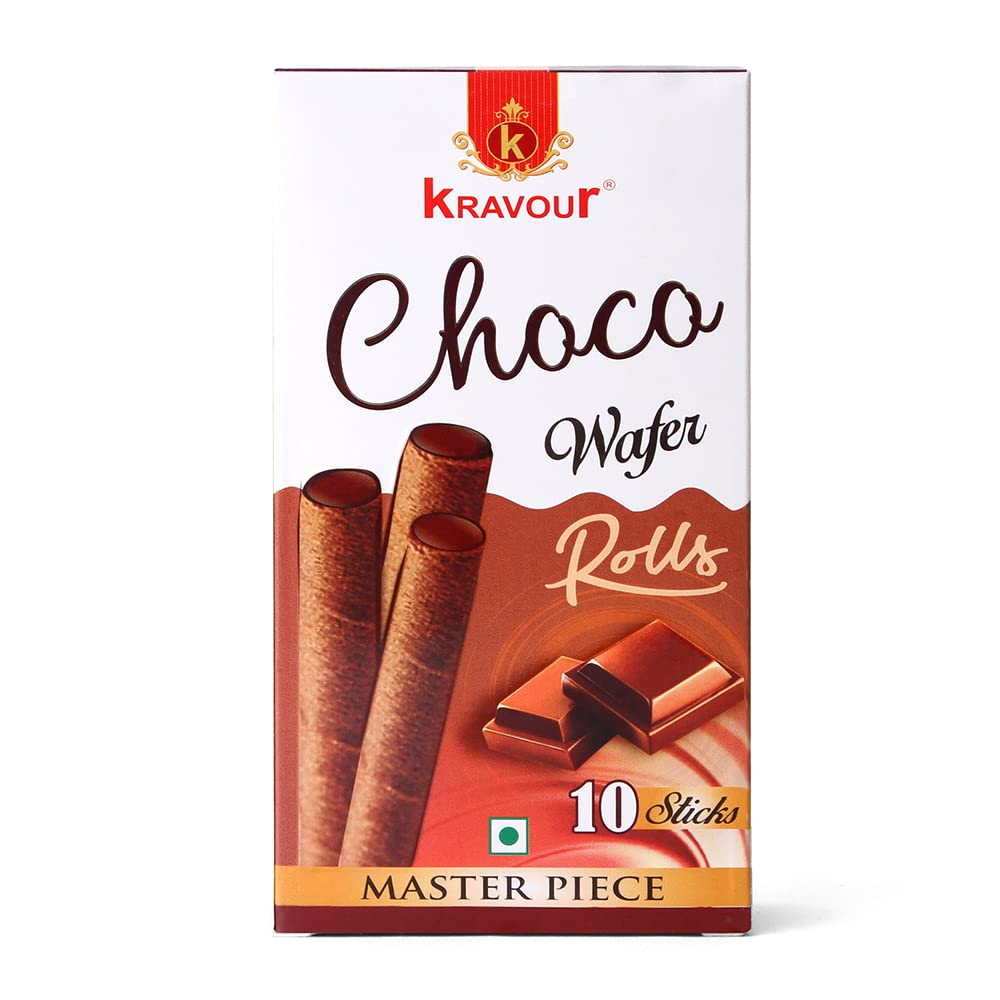 Kravour Choco Wafer Rolls 100Gm (20) (B0BZQBVPN6) Amazon Price History, Amazon Price Tracker