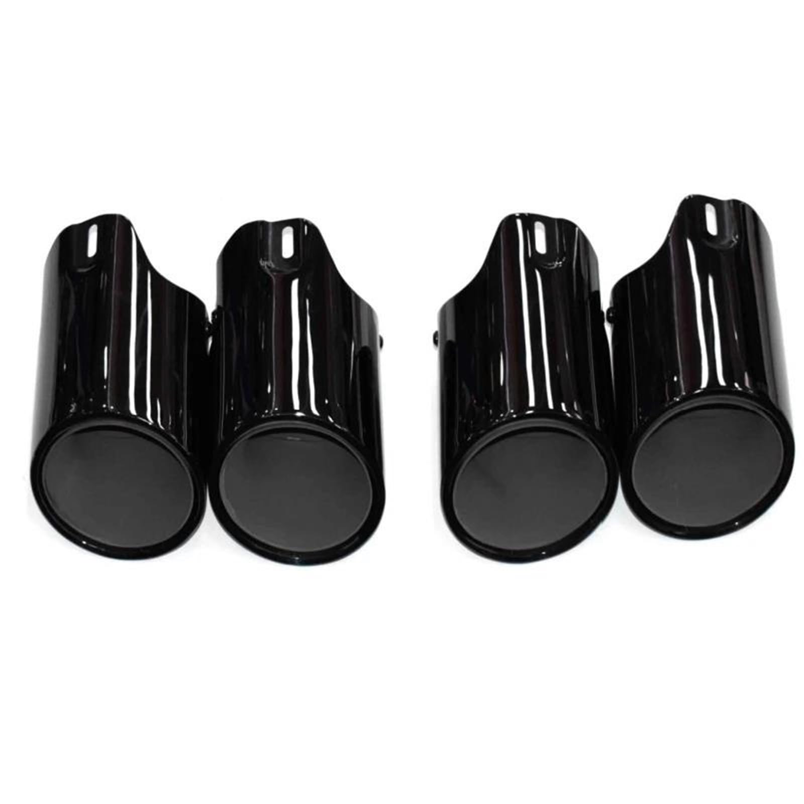 Tubo de escape negro de acero inoxidable para Panamera S 971 8