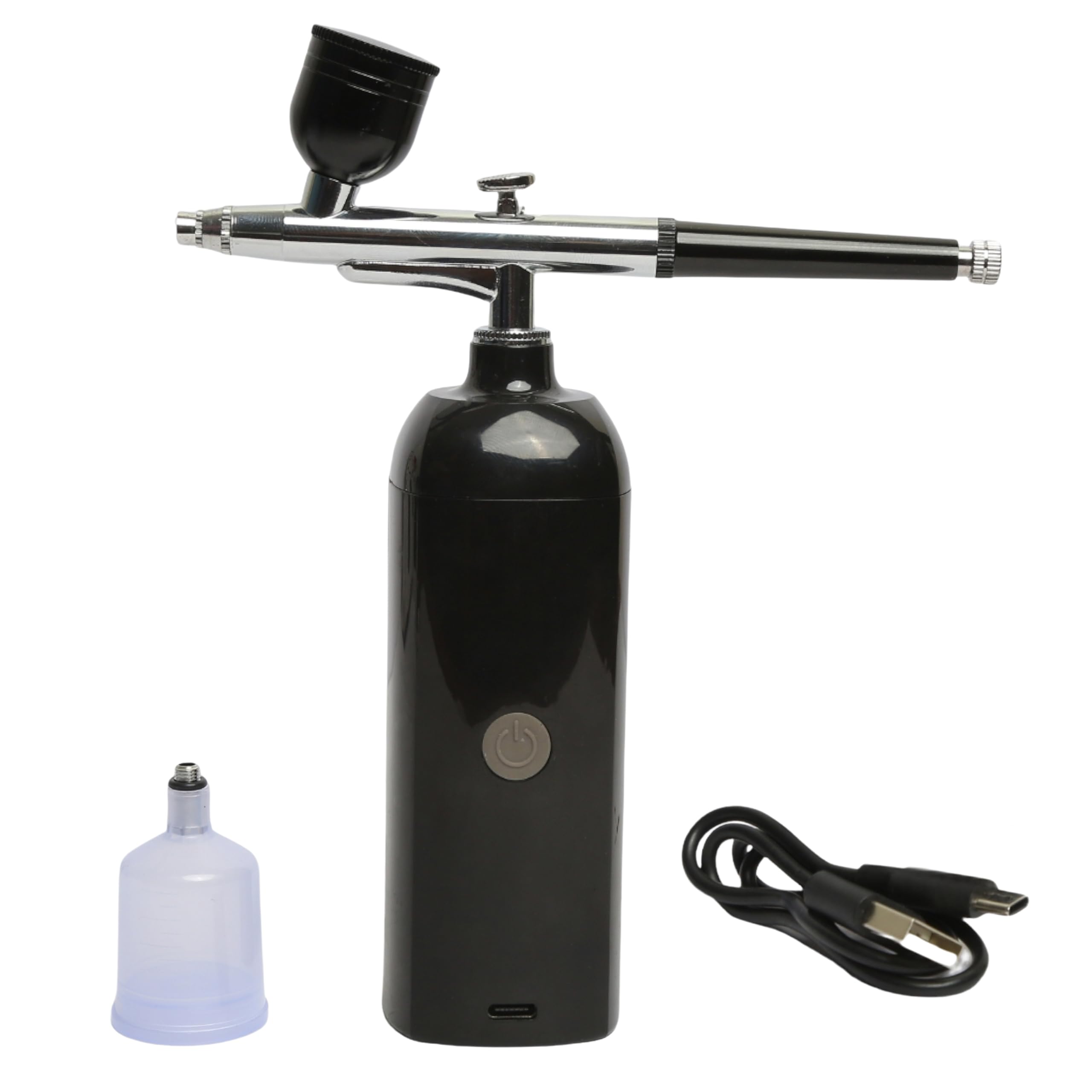 Khaitan Portable Airbrush Kit Cordless Set for Makeup, Tattoo, Art Work with 5 and 20ml Cup Capacity ABK-67