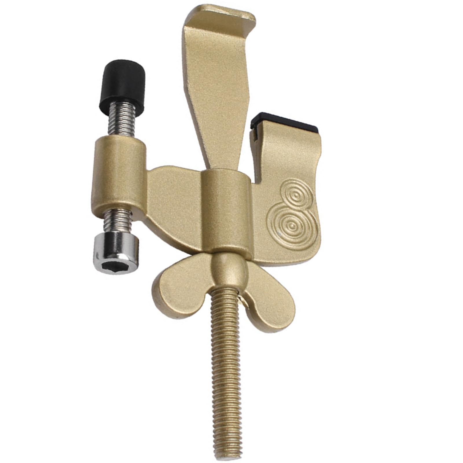 Tertioi Gold Anti-Theft Door Stop Travel Lock Zinc Alloy Buckle Anti-Theft Durable Portable Hotel