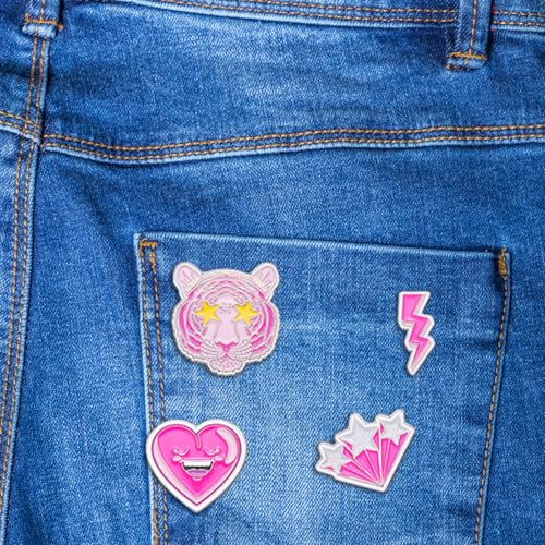 Image of 25PCS Pink Pins for Sambas - Mixed Cute Shoe Charms for Sneakers, Socks - Enamel Funny Pins for Backpacks