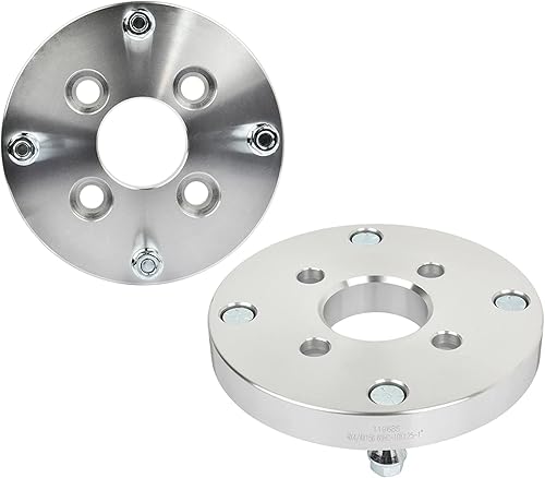 Miniatura 4 de Ineedup 2 adaptadores de rueda 4x4 a 4x156 de 64CB 4LUG 1 pulgada con pernos 10x1.25 compatibles con 1999-2002 para Diesel 455 2006-2017 para Raptor