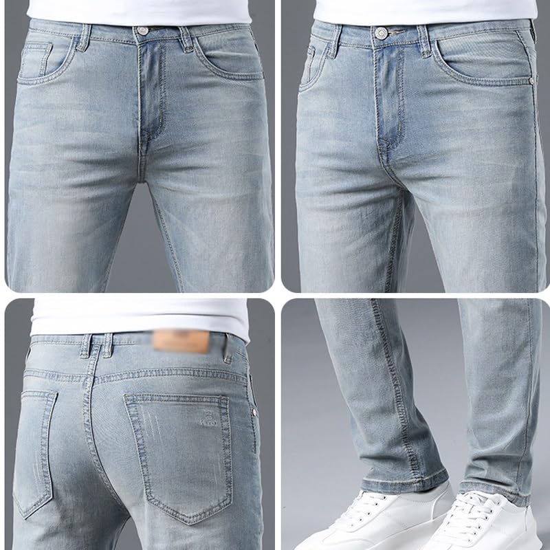 Skinny Stretch Jeans Casual Cotton Denim Slim-fit Pants Streetwear4